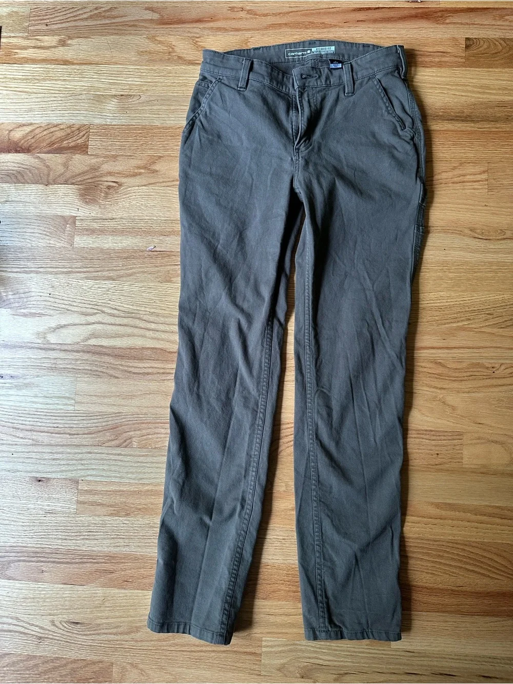 BUNDLE OF 2 - Carhartt Relaxed Fit Work Pants- Brand New - Navy/Charcoal - Picture 6 of 8
